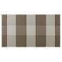 Strandkorb XXL Mahagoni Lüneburg Karo taupe (ACHTUNG: Abbildung abweichend, hier Modell XL-130)