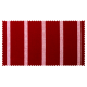 Strandkorb XXL Teak Hamburg Streifen rot (ACHTUNG: Abbildung abweichend, hier Modell XL-130)