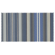 Strandkorb XL Mahagoni Jeansblau Streifen (ACHTUNG: Abbildung abweichend, hier Modell XXL-150)