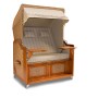 Strandkorb XXL Hannover beige braun (ACHTUNG: Abbildung abweichend, hier Modell XL-130)